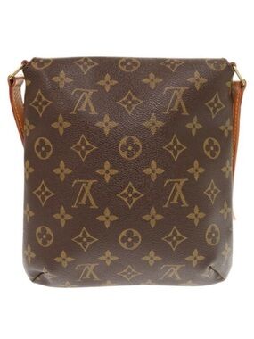 Louis Vuitton Monogram Canvas Messenger Crossbody in Brown & Tan